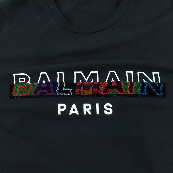 実際に弊社で買取させて頂いたBALMAN/バルマン グラデーション パイルロゴ Tシャツ /XXLの画像 6枚目