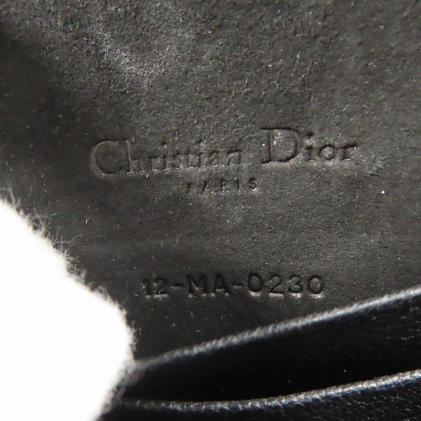 実際に弊社で買取させて頂いたChristian Dior/クリスチャン・ディオール レザーサドルバッグ/ウエストバッグ/ショルダーバッグ S5619CCEHの画像 6枚目