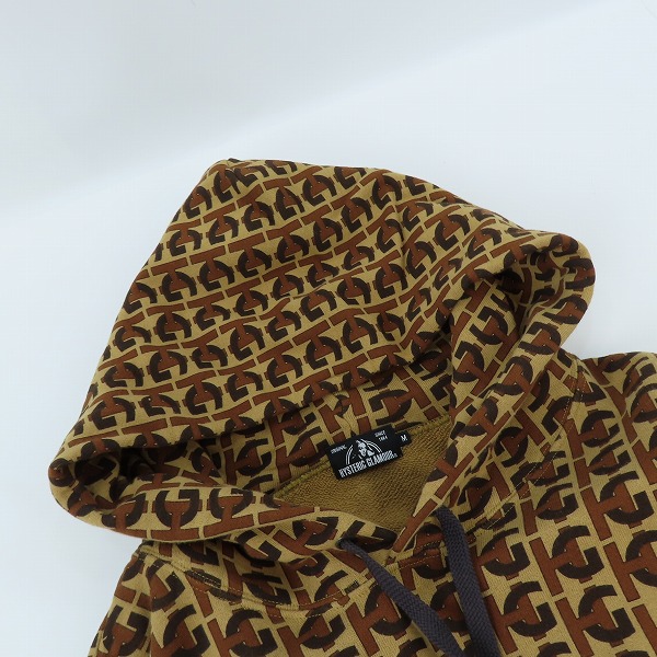 実際に弊社で買取させて頂いたHYSTERIC GLAMOUR/ヒステリックグラマー HG柄 スウェット パーカー 02201CF03/Mの画像 5枚目