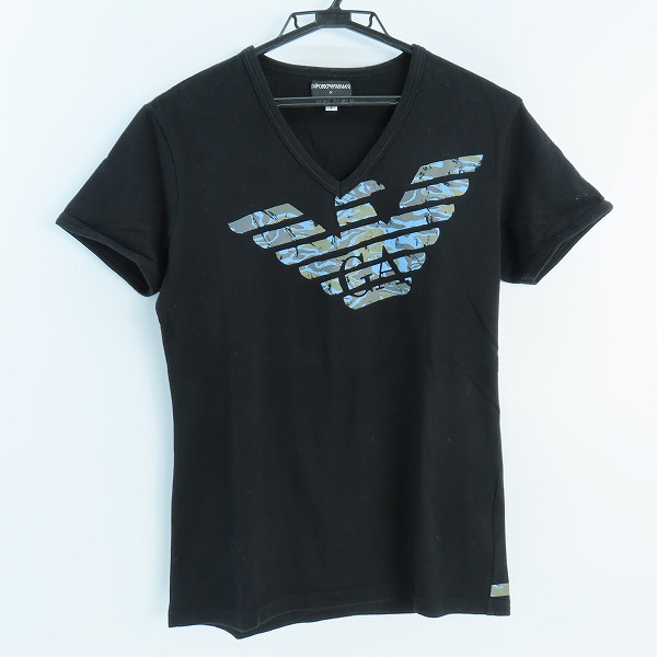 実際に弊社で買取させて頂いたEMPORIO ARMANI/エンポリオアルマーニ Daisuke Maki プリント半袖カットソー/L
