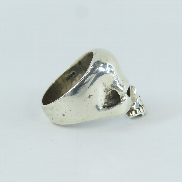 実際に弊社で買取させて頂いたCRAZY PIG/クレイジーピッグ エビルスカルリング 18.5号の画像 3枚目