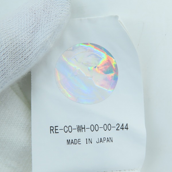 実際に弊社で買取させて頂いたREADYMADE/レディメイド バックロゴプリント Tシャツ RE-CO-WH-00-00-244/Lの画像 4枚目