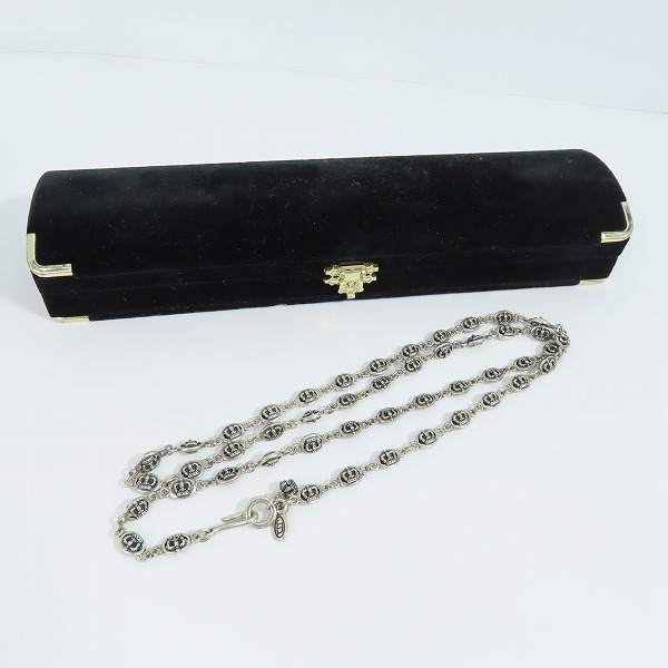 実際に弊社で買取させて頂いたJustin Davis/ジャスティンデイビス QE2 クラウン チェーンネックレス SNJ120 70cmの画像 5枚目
