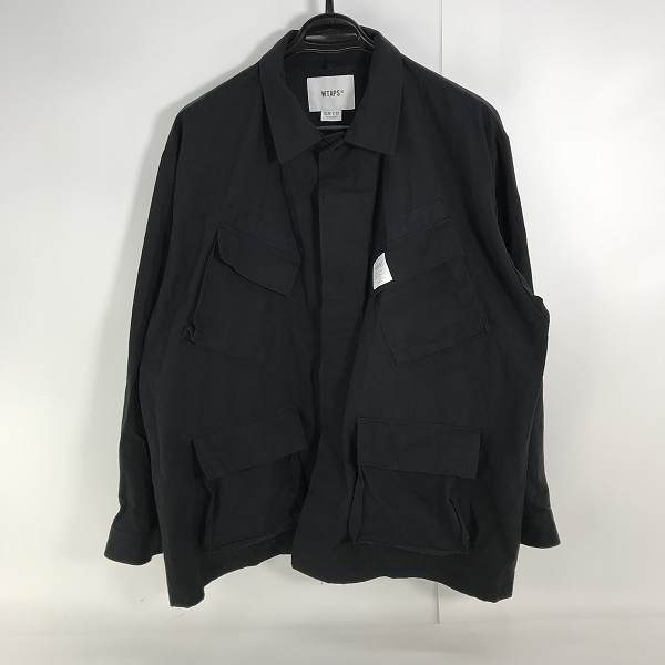 実際に弊社で買取させて頂いたWTAPS/ダブルタップス ナイロンリップストップBDUシャツ 231WVDT-SHM04/02