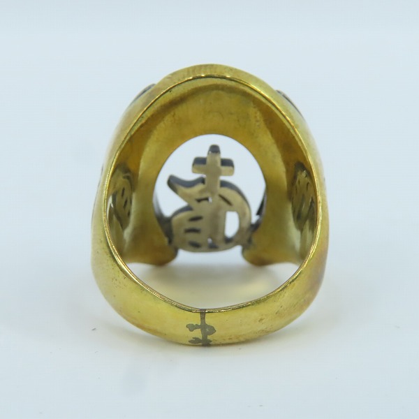 実際に弊社で買取させて頂いたGangsterville×galcia/ギャングスタービル×ガルシア Horse Shoe Trademark Ring/ホースシューリング/15.5号の画像 3枚目