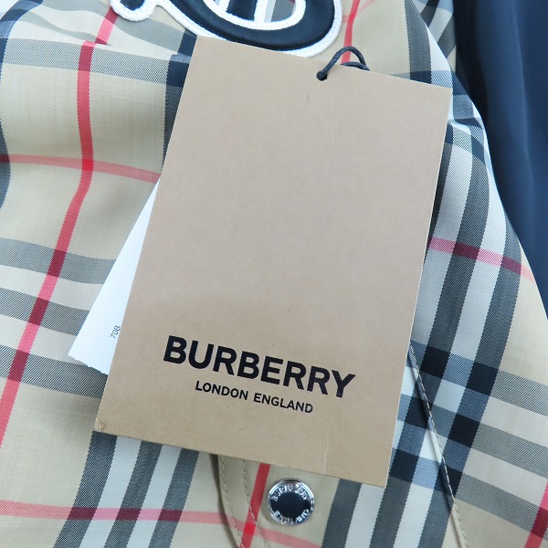 実際に弊社で買取させて頂いたBURBERRY/バーバリー HARLINGTON CHK ハリントン チェック ジャケット/ブルゾン 8013634/48の画像 7枚目