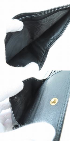 実際に弊社で買取させて頂いたGUCCI/グッチ GGシマ クレスト 二つ折り財布 の画像 7枚目