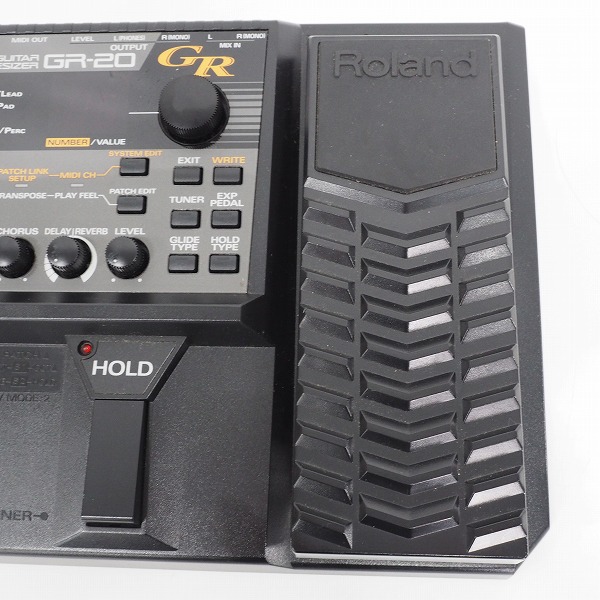 実際に弊社で買取させて頂いたRoland/ローランド GR-20 ギター シンセサイザー エフェクター 電源アダプター付【通電確認済】の画像 2枚目