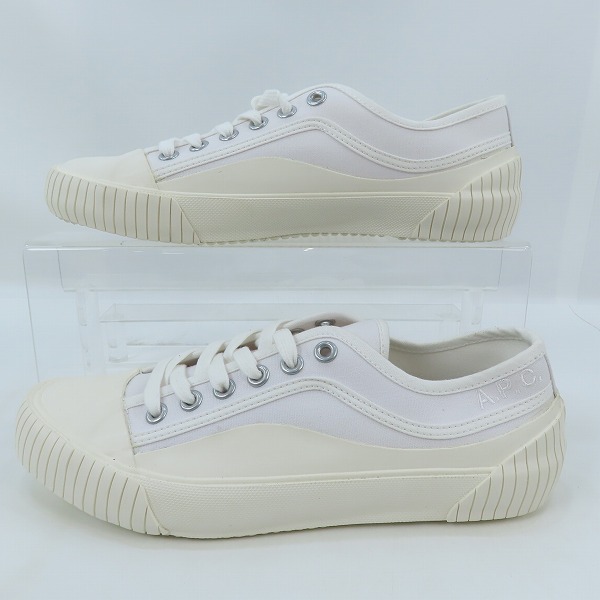 実際に弊社で買取させて頂いたA.P.C/アーペーセー IGGY BASSE ローカットスニーカー/41の画像 3枚目
