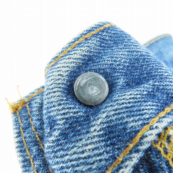 実際に弊社で買取させて頂いたLEVI'S/リーバイス ヴィンテージ 501 66前期 ボタン裏刻印6 スモールe ボタンフライ デニムパンツ/W30L38の画像 6枚目