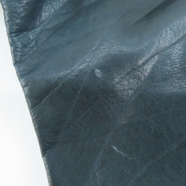 実際に弊社で買取させて頂いた【難有り】EDIFICE/エディフィス カウハイド/レザー パンツ/48の画像 7枚目