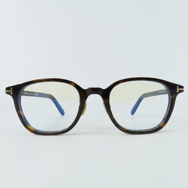 実際に弊社で買取させて頂いたTOM FORD/トムフォード 日本企画モデル ウエリントン型 アイウエア/メガネフレーム TF5858-D-B 052