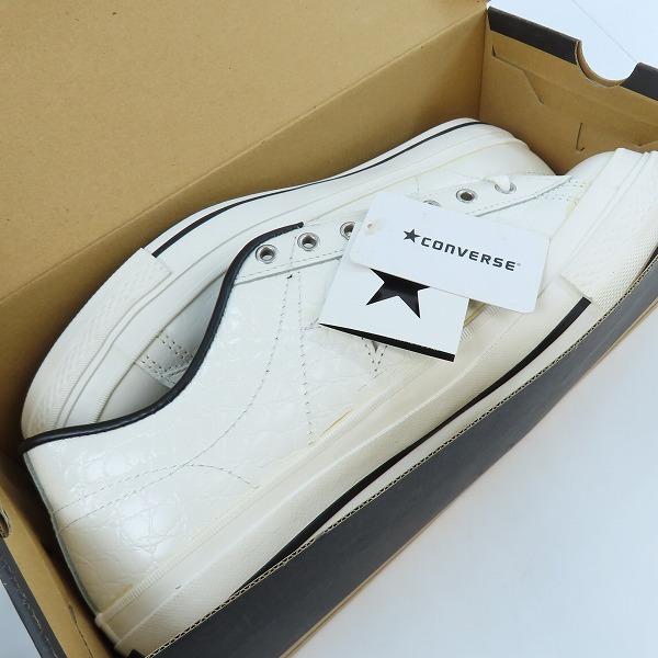 実際に弊社で買取させて頂いた【未使用】CONVERSE/コンバース One Star CR Ox White ワンスター/10.5の画像 7枚目