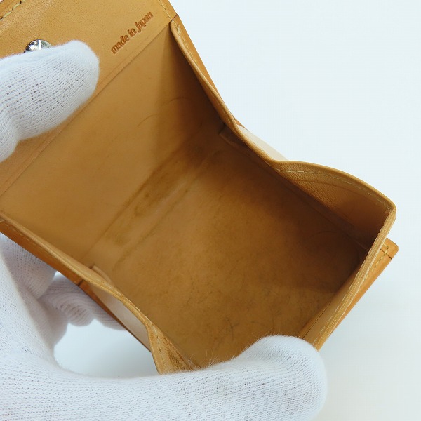 実際に弊社で買取させて頂いたGANZO/ガンゾ コードバン コインケース ブラックの画像 3枚目