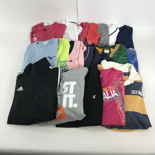 実際に弊社で買取させて頂いた【おまとめ】チャンピオン/ナイキ/アディダス 等 Tシャツ/パーカー/ジャージ 等 メンズ/レディース