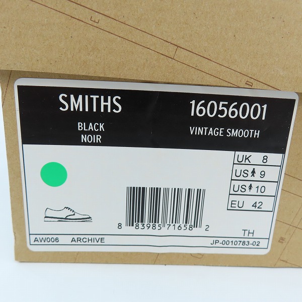 実際に弊社で買取させて頂いたDr.Martens/ドクターマーチン SMITHS 4ホールシューズ 16056001 UK8の画像 7枚目