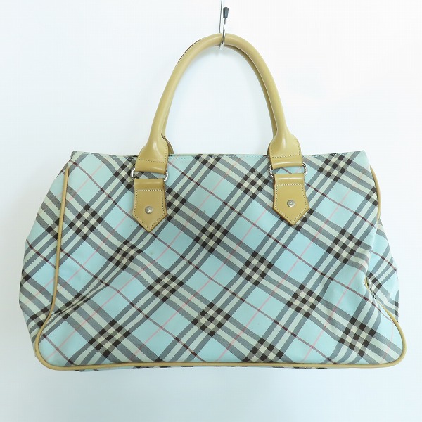 実際に弊社で買取させて頂いたBURBERRY BLUE LABEL/バーバリーブルーレーベル ロンドン チェック ハンドバッグ
