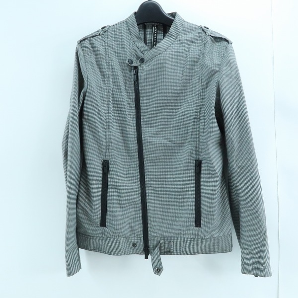 実際に弊社で買取させて頂いたBLACK BARRETT by NeiL Barrett/ブラックバレットバイニールバレット モノクロ ジャケット/1