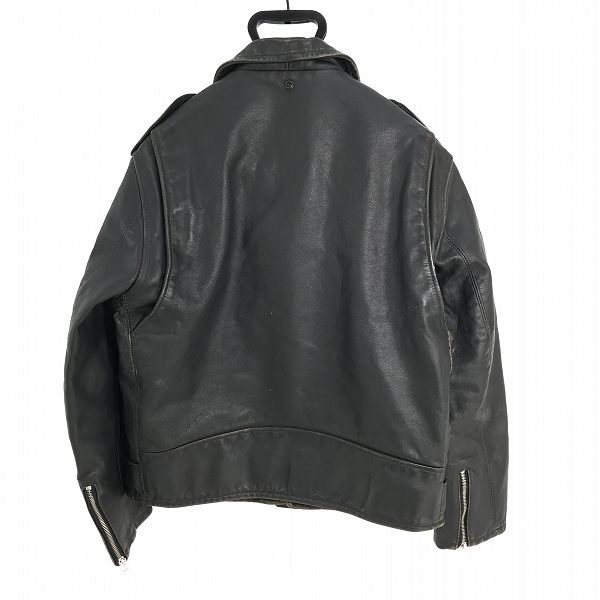 実際に弊社で買取させて頂いたGLAD HAND×SCHOTT/グラッドハンド×ショット レザーダブルライダース/692GH/XXLの画像 1枚目