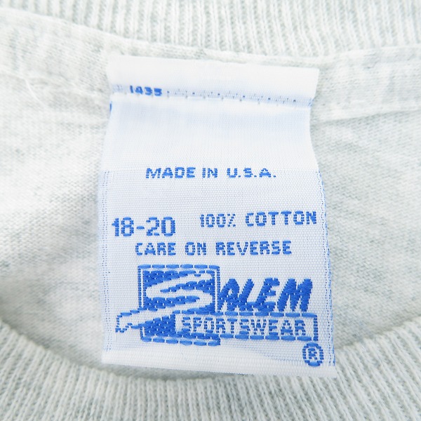 実際に弊社で買取させて頂いたSALEM/セーラム CHICAGO BULLS/シカゴブルズ デニスロッドマン ヴィンテージTシャツ USA製  18-20の画像 2枚目