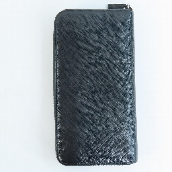 実際に弊社で買取させて頂いたPRADA/プラダ サフィアーノ ラウンドジップウォレット 長財布 2ML317の画像 1枚目