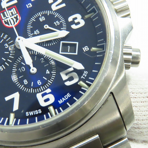 実際に弊社で買取させて頂いたLUMINOX/ルミノックス SERIES 1940 アタカマフィールド クロノグラフ クォーツ 1944Mの画像 5枚目