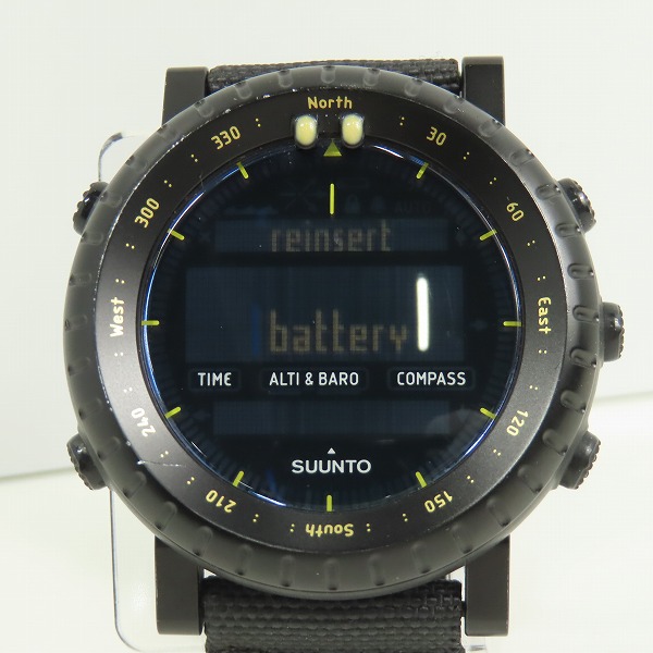 実際に弊社で買取させて頂いたSUUNTO/スント CORE/コア Black Yellow TX SS050276000【動作未確認】