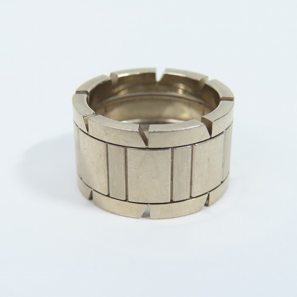 実際に弊社で買取させて頂いたCartier/カルティエ タンクフランセーズ ラージ AU750/K18WG/ホワイトゴールド リング 48/8-9号 の画像 2枚目