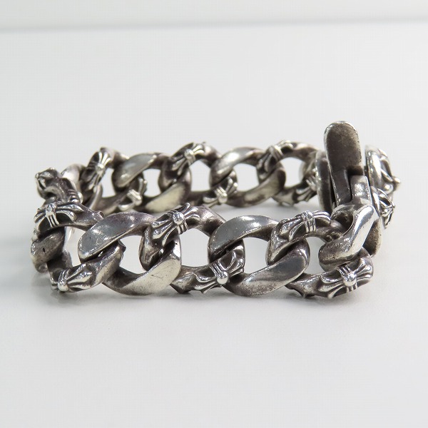 実際に弊社で買取させて頂いたCHROME HEARTS/クロムハーツ ファンシーチェーンクリップ ブレスレット　の画像 4枚目