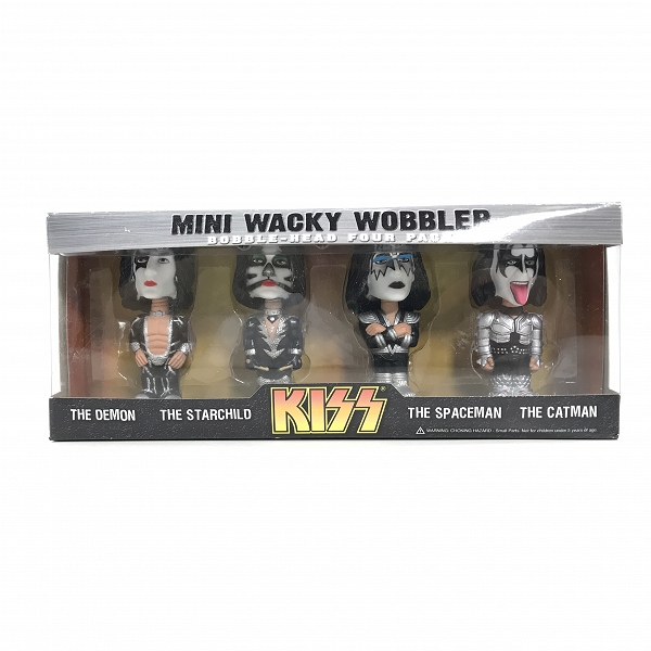 実際に弊社で買取させて頂いたFUNKO/ファンコ MINI Wacky Wobbler KISS/キッス フィギュア/ボブルヘッド 4体セット
