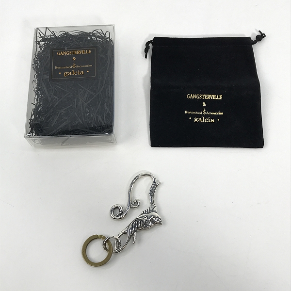 実際に弊社で買取させて頂いたGANGSTERVILLE×Galcia/ギャングスタービル×ガルシア スワロー キーホルダー シルバーの画像 7枚目
