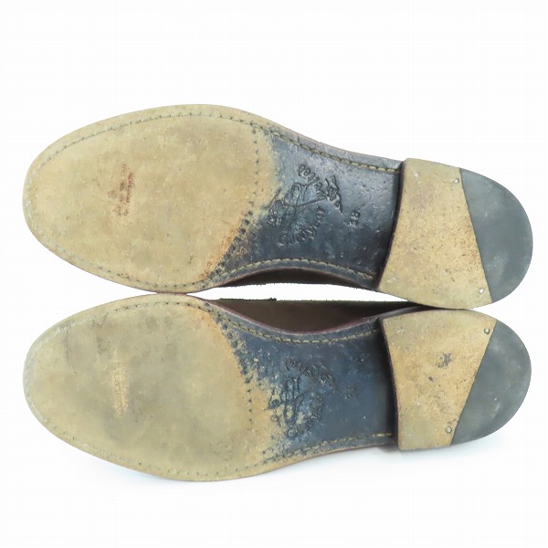 実際に弊社で買取させて頂いたJalan Sriwijaya×UNITED ARROWS/ジャランスリウァヤ×ユナイテッドアローズ スウェード ローファー 98622 38の画像 2枚目