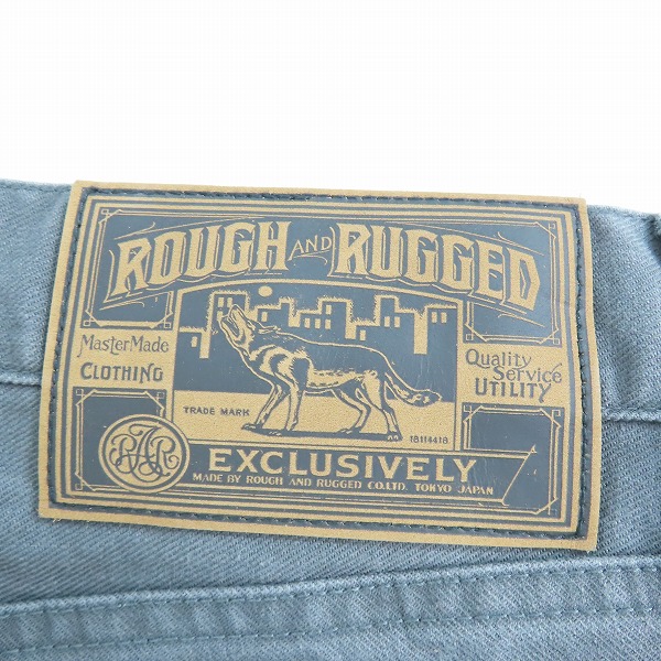実際に弊社で買取させて頂いたROUGH AND RUGGED/ラフアンドラゲッド コットンパンツ/2の画像 2枚目