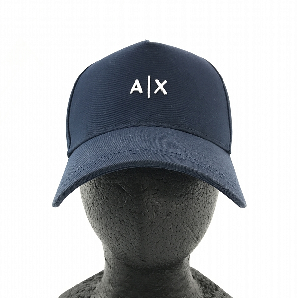 実際に弊社で買取させて頂いたARMANI EXCHANGE/アルマーニエクスチェンジ AX ロゴ キャップの画像 1枚目