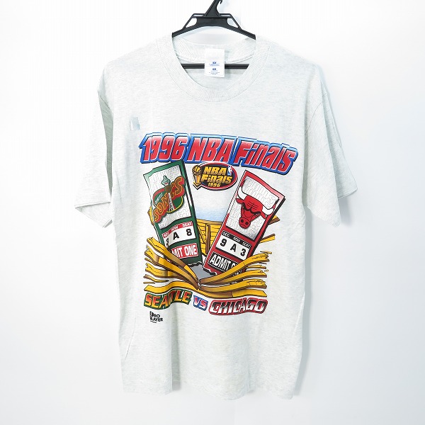 実際に弊社で買取させて頂いたPRO PLAYER/プロプレイヤー NBA Finals 1996 BULLS vs SONICS ヴィンテージ Tシャツ カットソー M