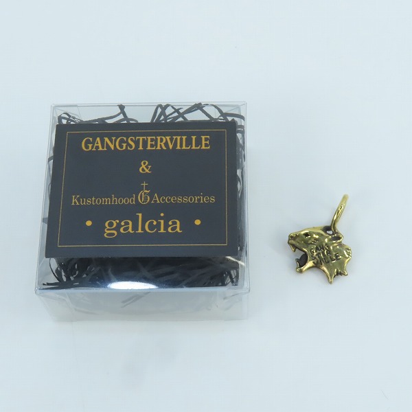 実際に弊社で買取させて頂いた(2)GANGSTERVILLE×Galcia/ギャングスタービル×ガルシア PANTHER ブラス/真鍮 ペンダントトップの画像 6枚目