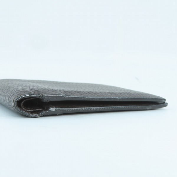 実際に弊社で買取させて頂いたBOTTEGA VENETA/ボッテガヴェネタ レザー二つ折り財布の画像 2枚目