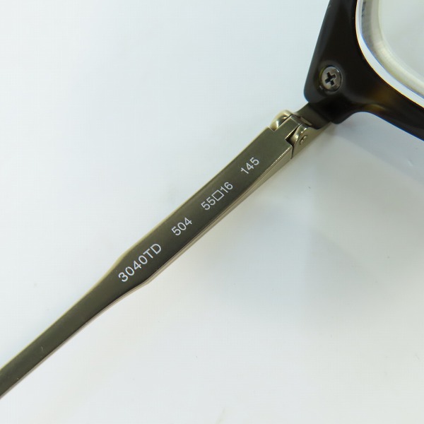 実際に弊社で買取させて頂いたBVLGARI/ブルガリ 度入り メガネフレーム/アイウェア 3040TD-504の画像 7枚目