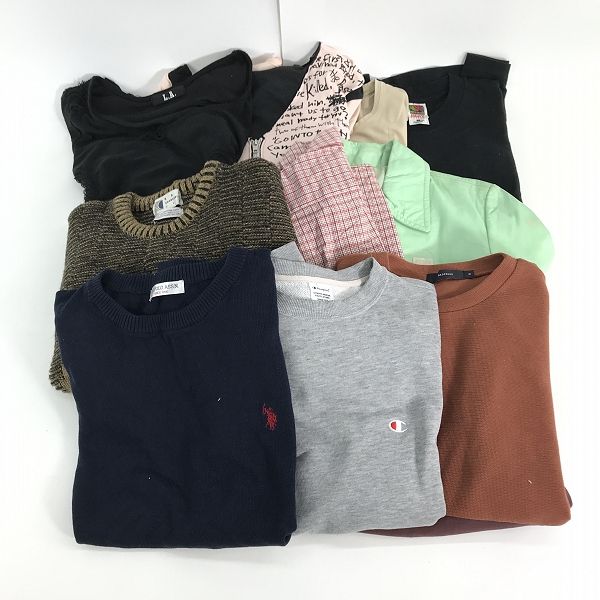 実際に弊社で買取させて頂いた【おまとめ】レイジーブルー/チャンピオン 等 サマーニット/スエット 他