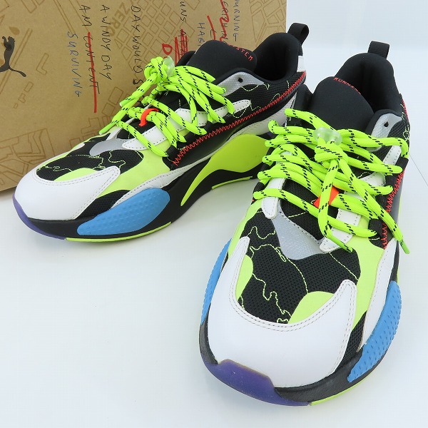 実際に弊社で買取させて頂いたPUMA × CENTRAL SAINT MARTINS/プーマ× セントラル セント マーチンズ RS-X3 DAY ZERO 372712-01/28.5