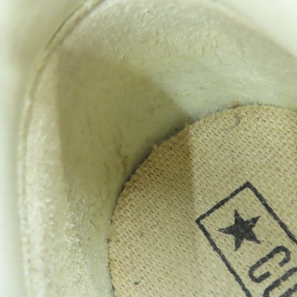 実際に弊社で買取させて頂いたCONVERSE/コンバース ローカットスニーカー ホワイト/9.5の画像 9枚目