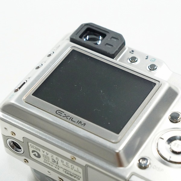 実際に弊社で買取させて頂いたCASIO/カシオ EXILIM EX-P600 エクシリム コンパクトデジタルカメラ 簡易動作確認済みの画像 5枚目