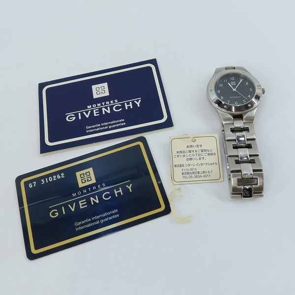 実際に弊社で買取させて頂いたGIVENCHY/ジバンシー クォーツ 腕時計/ウォッチ【動作未確認】の画像 6枚目