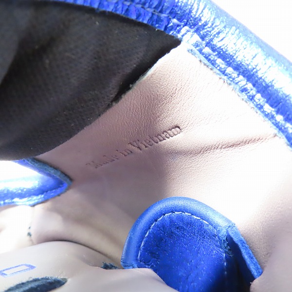 実際に弊社で買取させて頂いたRawlings/ローリングス HYPER TECH COLOR SYNC 軟式/内野手/右投げ用 グローブ グレー/ロイヤル GR4HTCN62の画像 8枚目