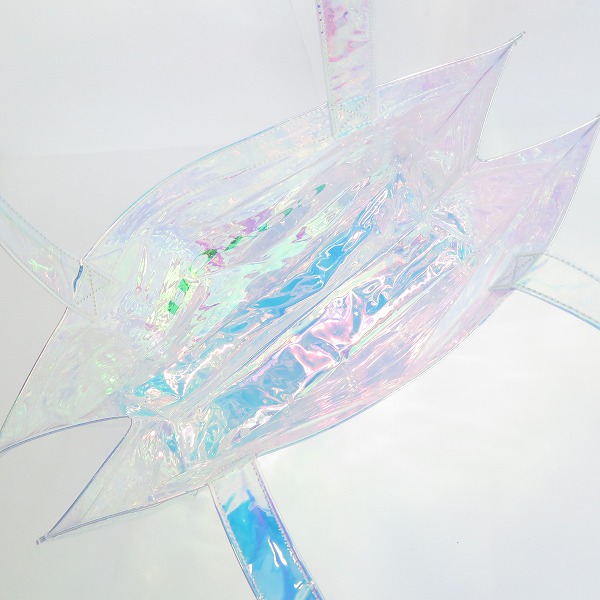 実際に弊社で買取させて頂いたCOACH/コーチ ノベルティ オーロラ ビニールトートバッグの画像 4枚目