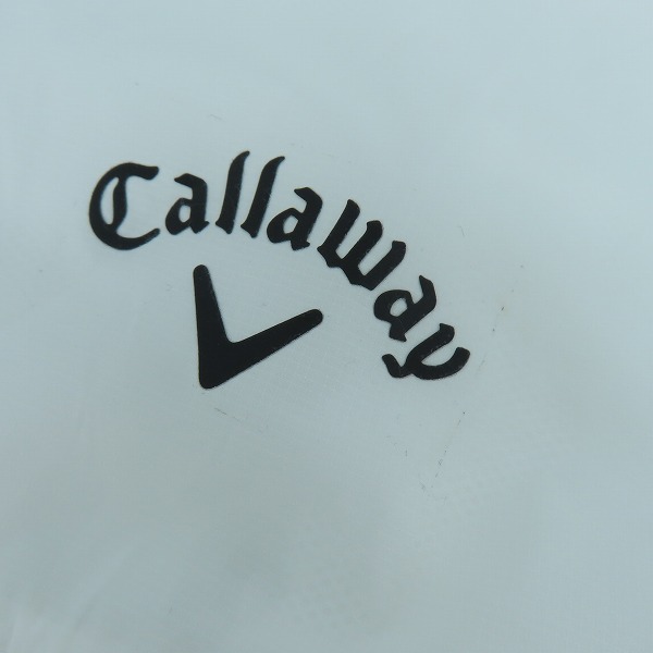 実際に弊社で買取させて頂いた【未使用】Callaway/キャロウェイ ゴルフウェア ストレッチリップストップ半袖ハーフジップブルゾン C22116100/Mの画像 7枚目
