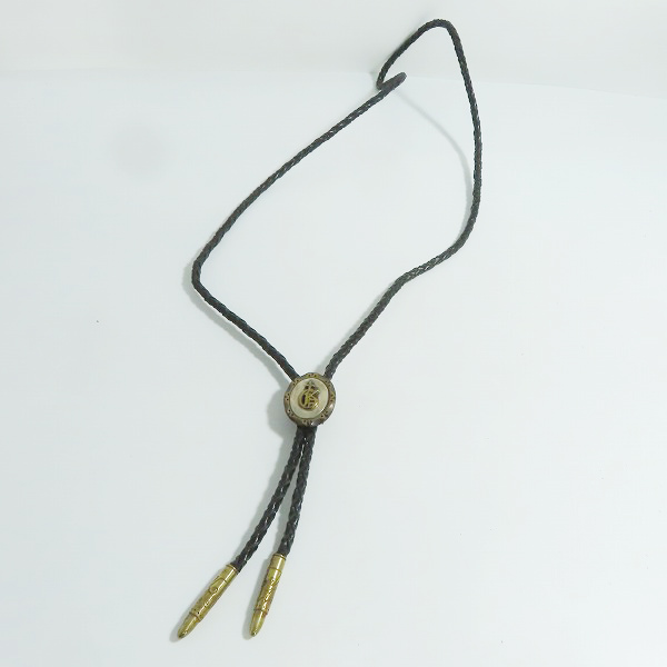 実際に弊社で買取させて頂いた(3)GANGSTERVILLE×Galcia/ギャングスタービル×ガルシア G ループタイ/ボロタイ/ブラス/シルバーの画像 5枚目