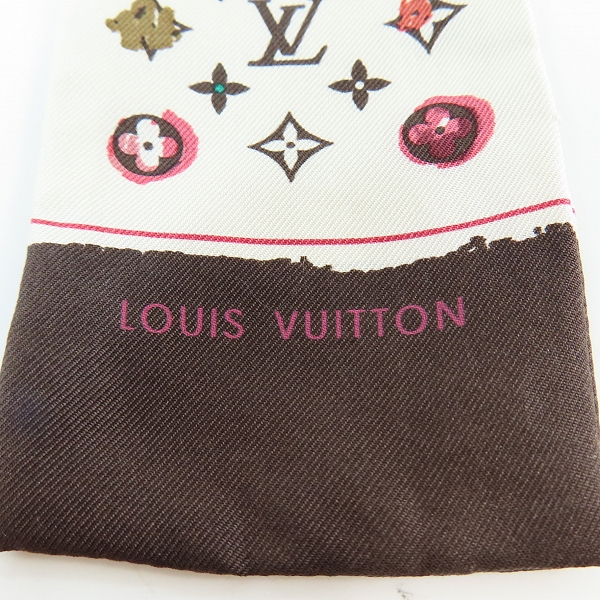 実際に弊社で買取させて頂いたLOUIS VUITTON/ルイヴィトン バンドーモノグラム スカーフ/ミッツァの画像 4枚目