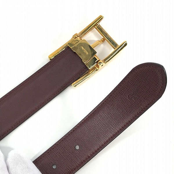 実際に弊社で買取させて頂いた【ギャラ付】Cartier/カルティエ タンク アメリカン リバーシブル ベルトの画像 2枚目