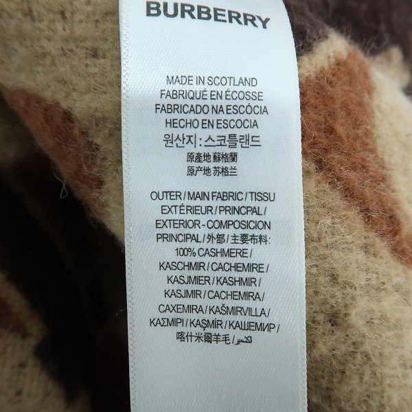 実際に弊社で買取させて頂いたBURBERRY LONDON ENGLAND/バーバリー ロンドン イングランド モノグラム ポンチョ 8018658の画像 3枚目
